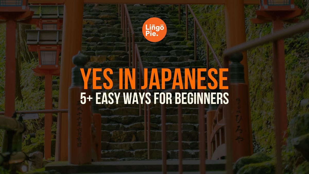 Yes In Japanese